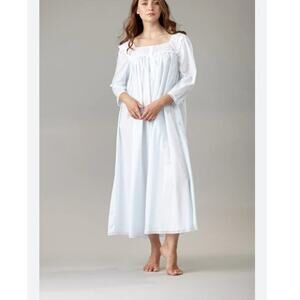 VTG Priamo Blush Satin Nightgown M Long Sleeve Chemise NWT READ Flaw